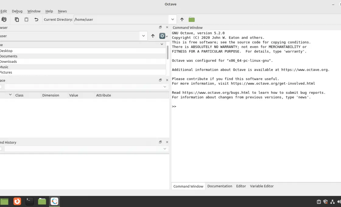 GNU Octave on Linux Mint