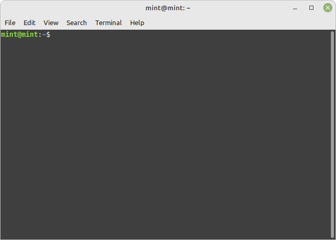 Terminal on Linux Mint
