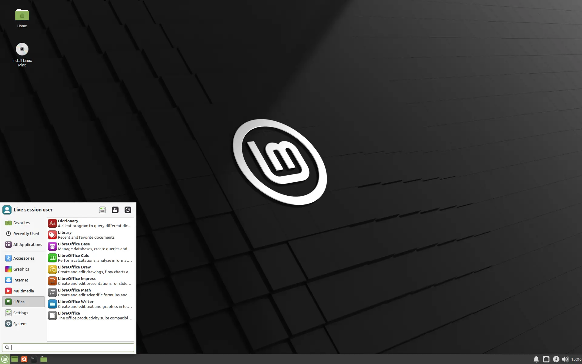 XFCE - Linux Mint Desktop