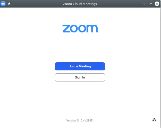 Zoom interface