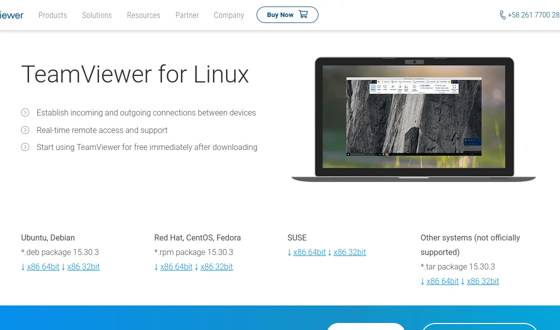 Download TeamViewer package