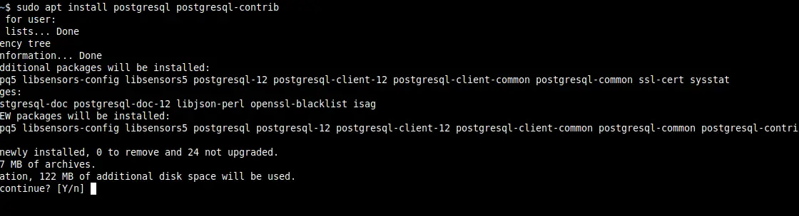Install PostgreSQL on Ubuntu 22.04