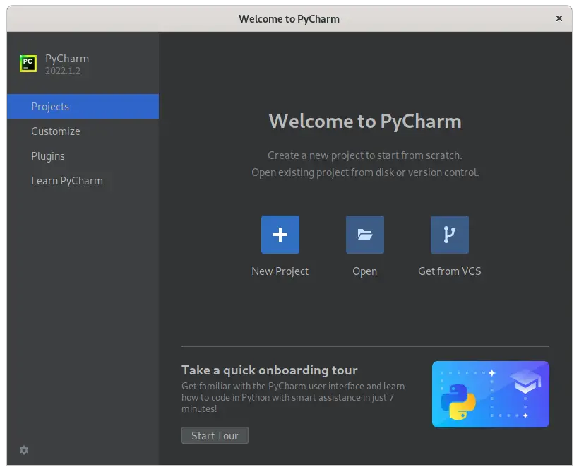 PyCharm on Debian 11