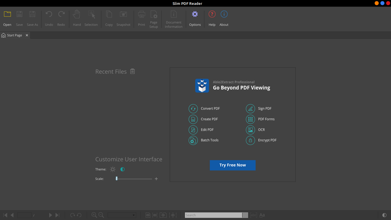 SlimPDF on Ubuntu / Linux Mint