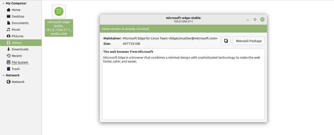 install DEB packages on Linux Mint