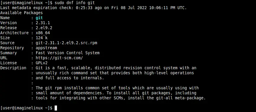 Install Git on CentOS 9 Stream