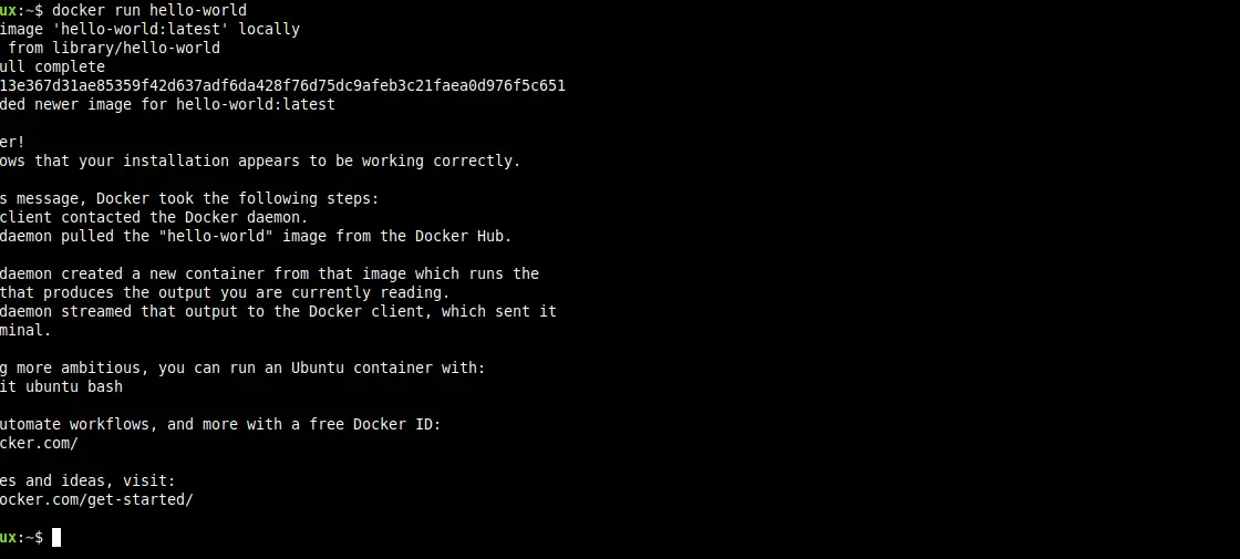 Using Docker on Ubuntu 22.04