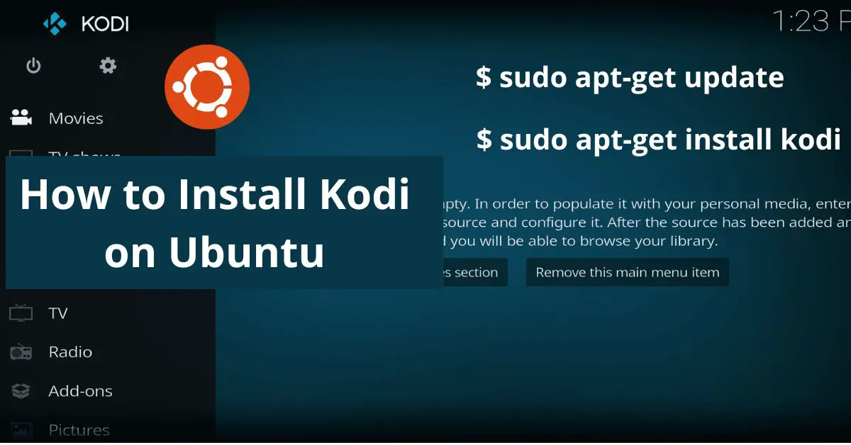 install kodi on Ubuntu