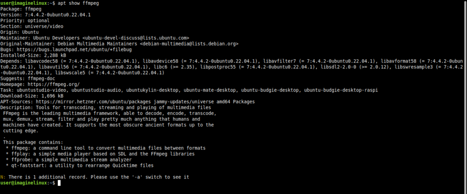 How To Install FFmpeg on Ubuntu 22.04 | Linux Mint 21 - ImagineLinux