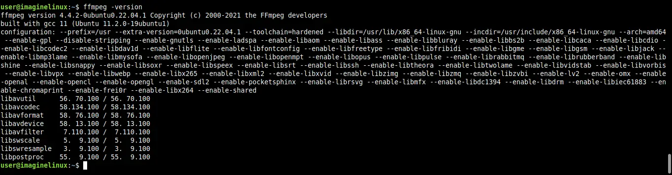 FFmpeg on Ubuntu 22.04