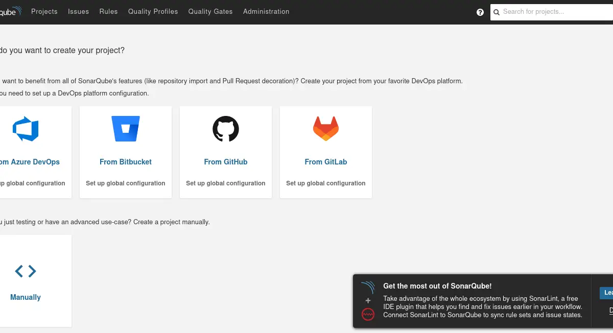 SonarQube running on Ubuntu 22.04