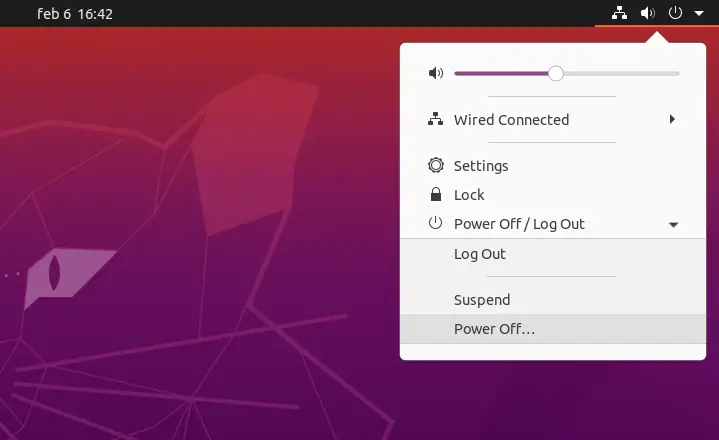 Shut down Ubuntu System