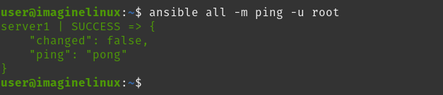Ansible running properly