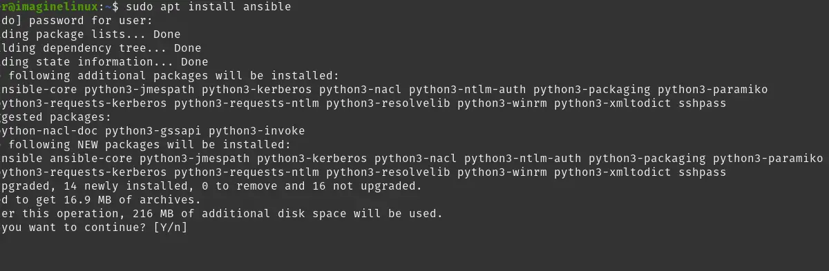 Install Ansible on Ubuntu 22.04