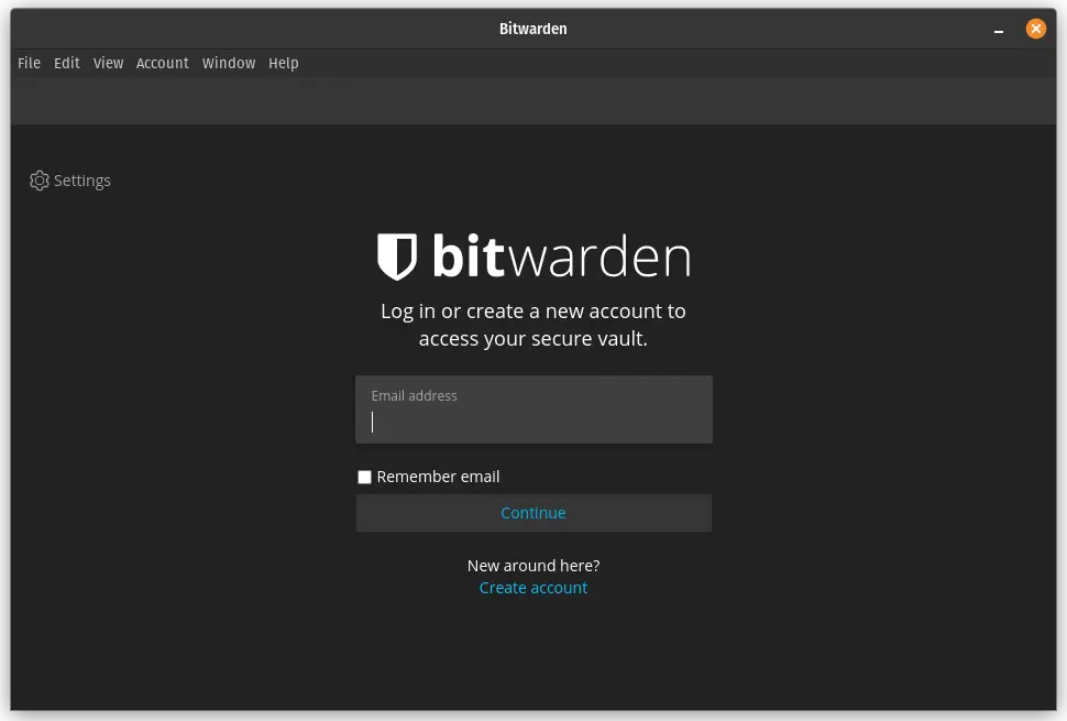 Bitwarden Desktop app