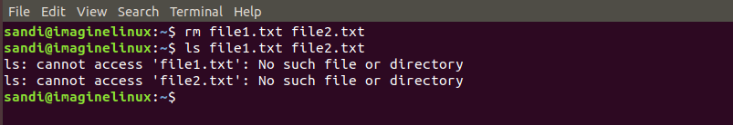 delete multiple files in Linux using rm command